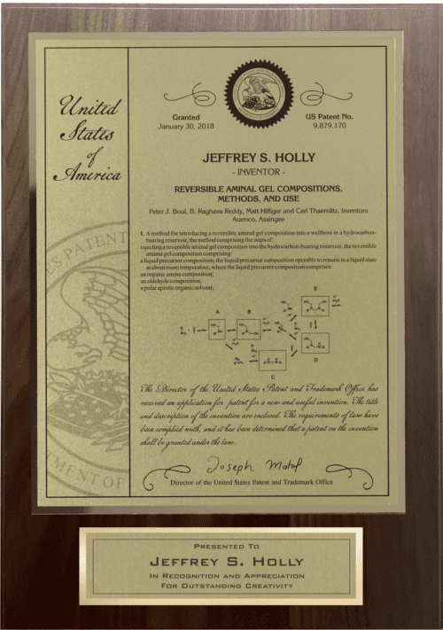 10 Millionth Patent Wall Plaque