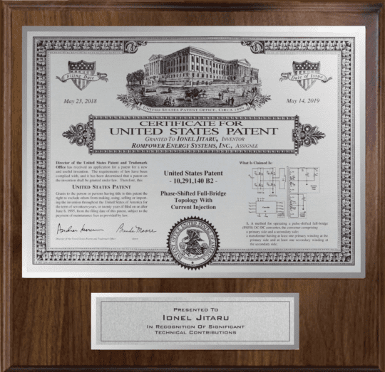 Patent Plaques/Corporate Format/First Centennial Corporate/PL-1-CE