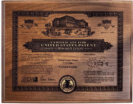 Patent Plaques/Laser Etched/First Centennial Laser Etched Individual/LE-1