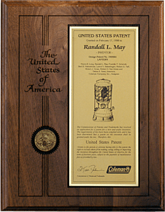 Patent Plaques/Laser Etched/Special Edition Laser Etched/LEC-5-CE