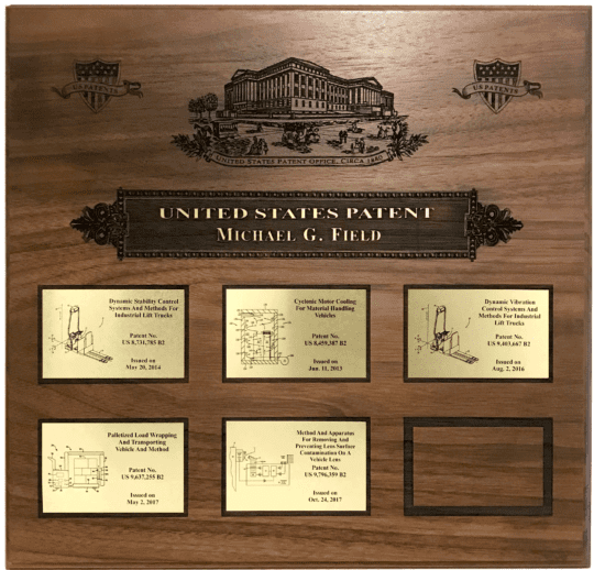 Personalized Multiple Patent Plaque