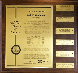 Patent Plaques/Multiple Patent/Contemporary Multiple Patent Plaque/PL-3-M7