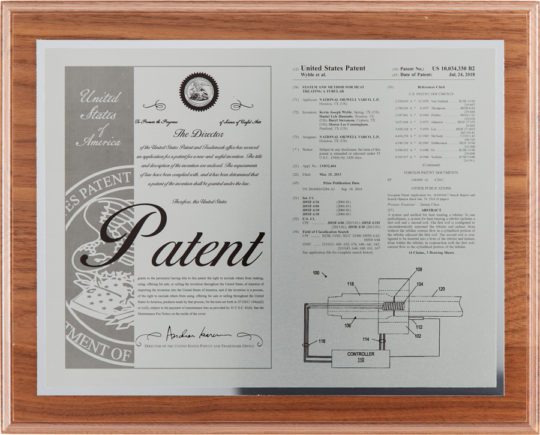 Patent Plaques/Individual Format/The 10 Millionth Contemporary Dual Page/PL-6-DP