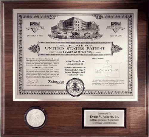 Patent Plaques/Silver Dollar/Silver Dollar First Centennial/SD-1