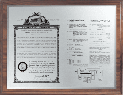 Patent Plaques/Individual Format/Second Centennial Dual Page/PL-2-DP