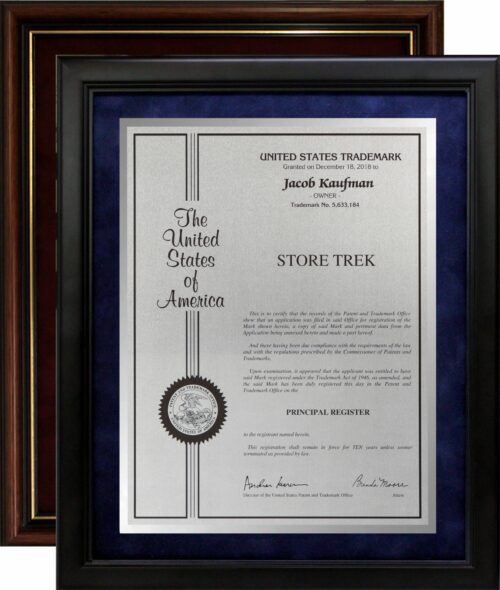 Framed TM Plate Contemporary