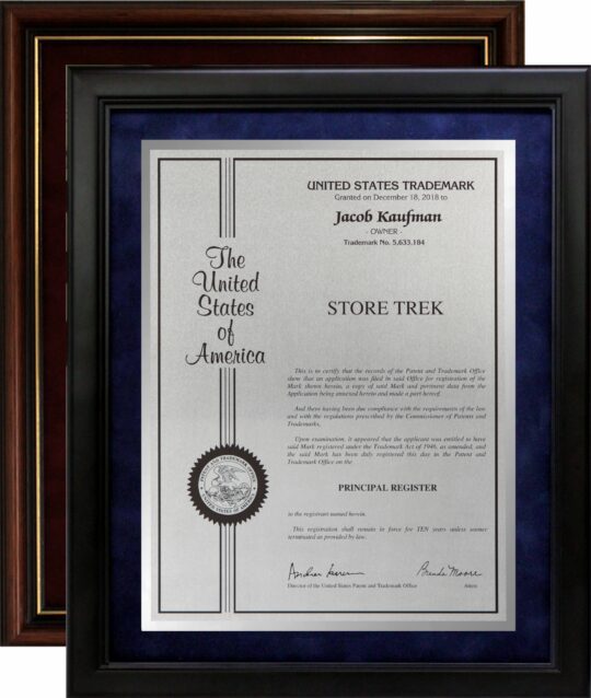 Framed TM Plate Contemporary