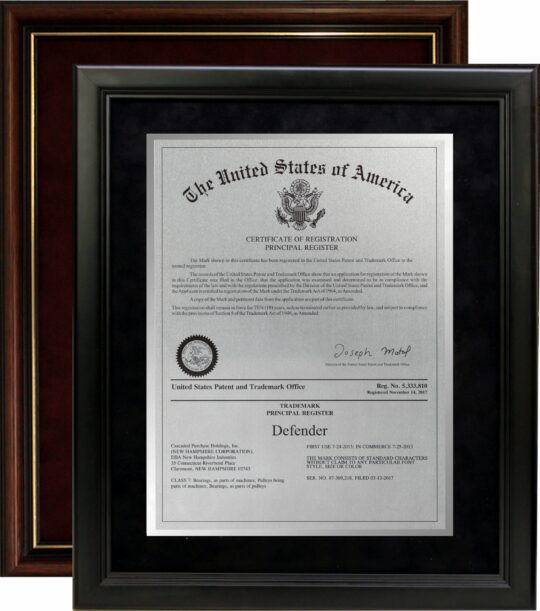 Framed TM Plate Dual Page