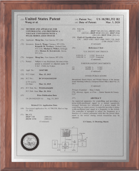 Patent Plaques/Title Page Individual/PL-4-IE