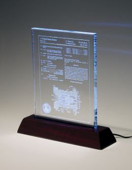 Patent LED Desk Sculpture