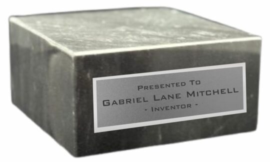 Black Marble Patent Base