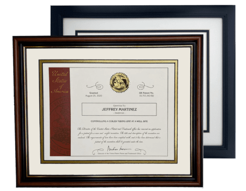 10 Millionth Framed Patent Certificate