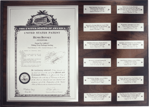 Patent Plaques/Multiple Patent/Second Centennial Multiple Patent Plaque/PL-2-M13
