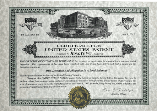 Framed Patent Displays/Certificates/Unmounted Parchment Certificate/CE-1